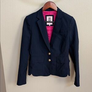 Juicy Couture Navy Blazer with Gold Accents